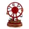 11" Red & Gold LED Musical Rotating Christmas Ferris Wheel